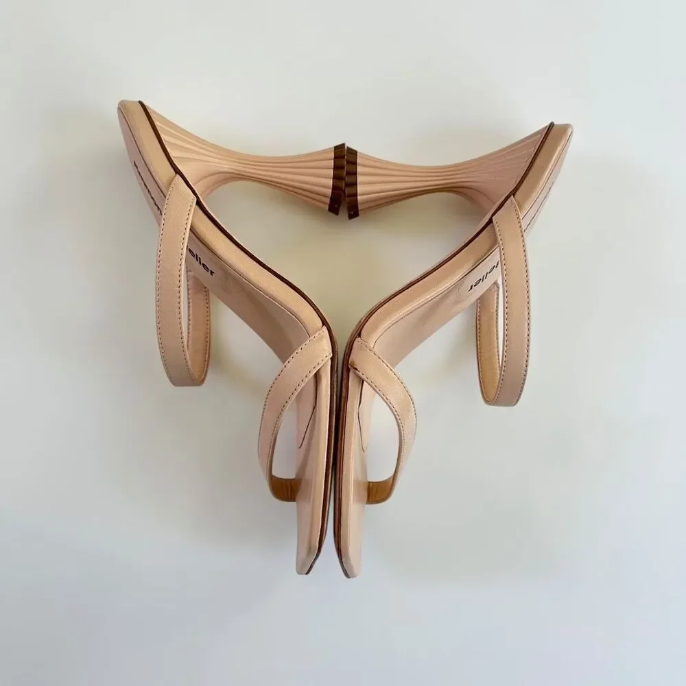 A'mmonde Atelier Andrea 100 Sandals in Nude‎
